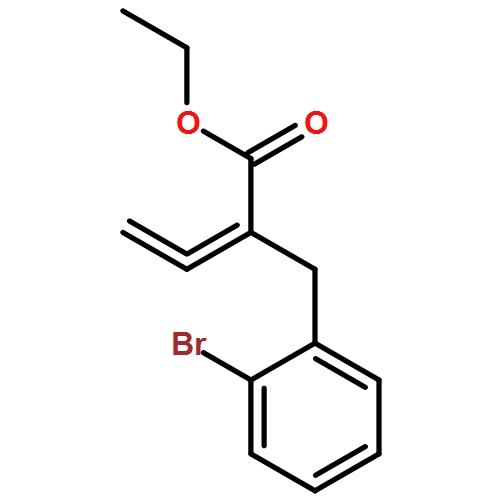 Benzenepropanoic acid, 2-bromo-α-ethenylidene-, ethyl ester