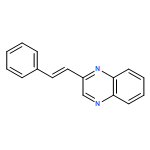 Quinoxaline, 2-[(1E)-2-phenylethenyl]-