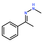 Ethanone, 1-phenyl-, 2-methylhydrazone