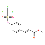 2-Propenoic acid, 3-[4-[[(trifluoromethyl)sulfonyl]oxy]phenyl]-, methyl ester, (E)- (9CI)