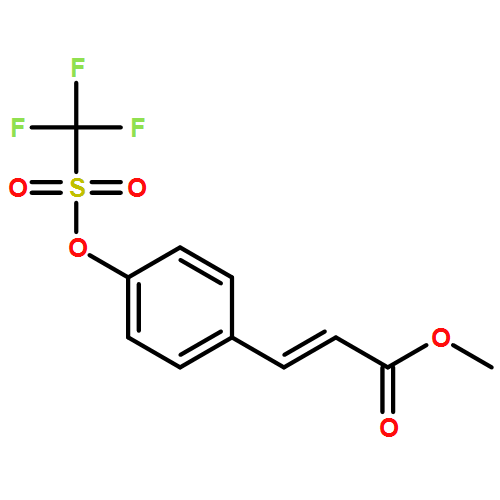 2-Propenoic acid, 3-[4-[[(trifluoromethyl)sulfonyl]oxy]phenyl]-, methyl ester, (E)- (9CI)