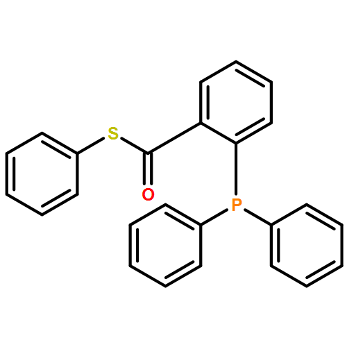 Benzenecarbothioic acid, 2-(diphenylphosphino)-, S-phenyl ester