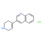 Quinoline, 3-(1,2,3,6-tetrahydro-4-pyridinyl)-, monohydrochloride