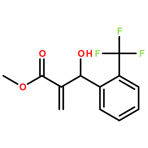 Benzenepropanoic acid, β-hydroxy-α-methylene-2-(trifluoromethyl)-, methyl ester