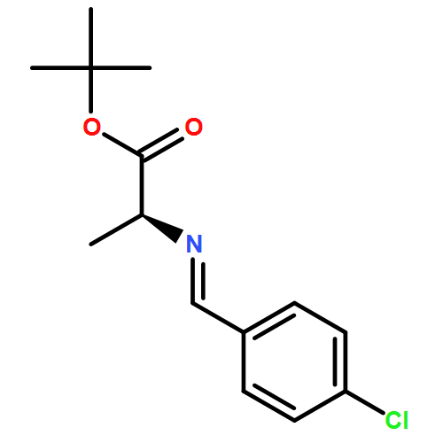L-Alanine, N-[(4-chlorophenyl)methylene]-, 1,1-dimethylethyl ester
