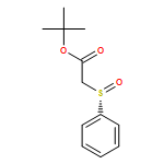 Acetic acid, (phenylsulfinyl)-, 1,1-dimethylethyl ester, (S)-