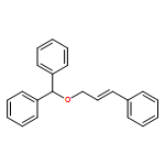 Benzene, 1,1'-[[[(2E)-3-phenyl-2-propen-1-yl]oxy]methylene]bis-