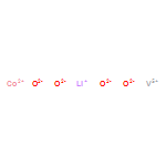 Cobalt lithium vanadium oxide