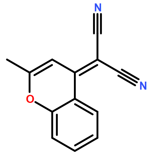 Propanedinitrile, 2-(2-methyl-4H-1-benzopyran-4-ylidene)-
