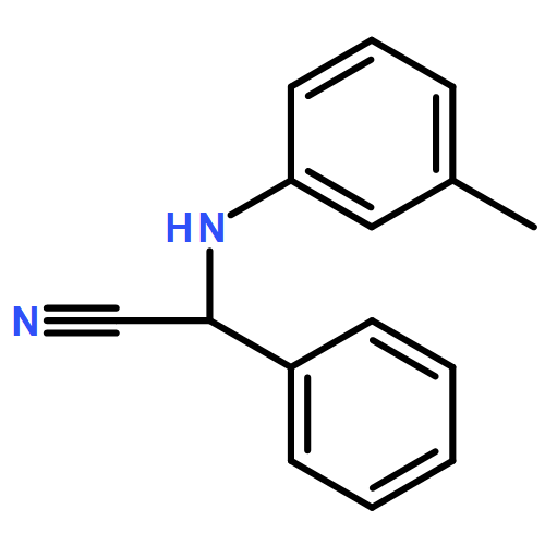 Benzeneacetonitrile, α-[(3-methylphenyl)amino]-