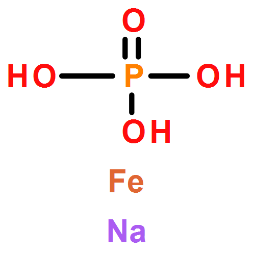 Phosphoric acid, iron sodium salt (9CI)