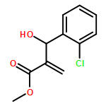 Benzenepropanoic acid, 2-chloro-β-hydroxy-α-methylene-, methyl ester