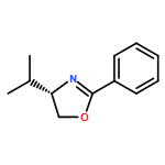 Oxazole, 4,5-dihydro-4-(1-methylethyl)-2-phenyl-, (4S)-