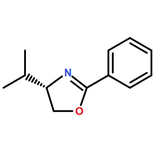 Oxazole, 4,5-dihydro-4-(1-methylethyl)-2-phenyl-, (4S)-