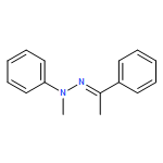 Ethanone, 1-phenyl-, methylphenylhydrazone, (1E)- (9CI)