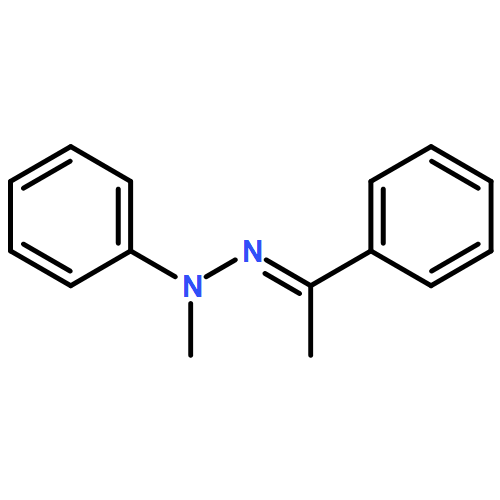 Ethanone, 1-phenyl-, methylphenylhydrazone, (1E)- (9CI)
