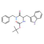 Carbamic acid, N-[(1S)-1-(1H-indol-3-ylmethyl)-2-oxo-2-[(phenylmethyl)amino]ethyl]-, 1,1-dimethylethyl ester