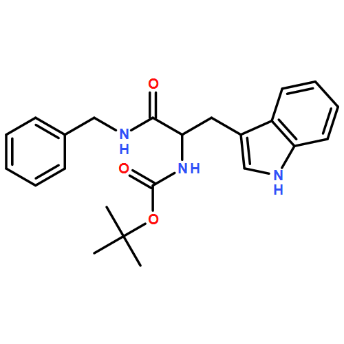 Carbamic acid, N-[(1S)-1-(1H-indol-3-ylmethyl)-2-oxo-2-[(phenylmethyl)amino]ethyl]-, 1,1-dimethylethyl ester