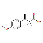 Benzenepropanoic acid, 4-methoxy-α,α-dimethyl-β-methylene-