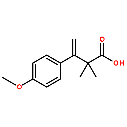 Benzenepropanoic acid, 4-methoxy-α,α-dimethyl-β-methylene-