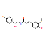 2-Propenamide, N-[2-hydroxy-2-(4-hydroxyphenyl)ethyl]-3-(4-hydroxy-3-methoxyphenyl)-, (2Z)-