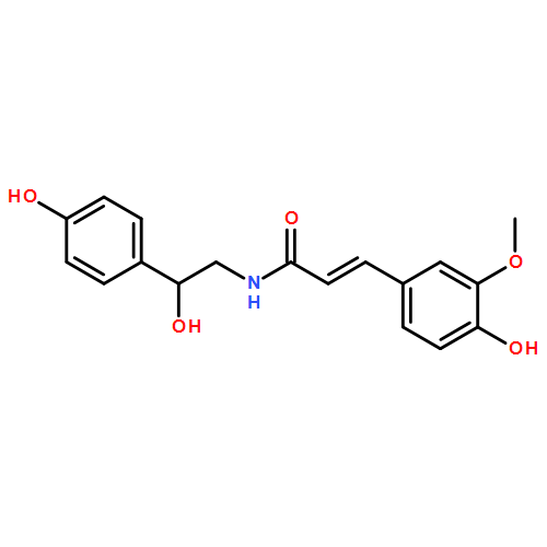 2-Propenamide, N-[2-hydroxy-2-(4-hydroxyphenyl)ethyl]-3-(4-hydroxy-3-methoxyphenyl)-, (2Z)-