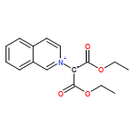 Isoquinolinium, 2-[2-ethoxy-1-(ethoxycarbonyl)-2-oxoethyl]-, inner salt