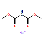 Propanedioic acid, dimethyl ester, ion(1-), sodium (1:1)