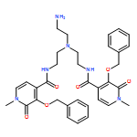 4-Pyridinecarboxamide, N,N'-[[(2-aminoethyl)imino]di-2,1-ethanediyl]bis[1,2-dihydro-1-methyl-2-oxo-3-(phenylmethoxy)-