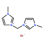 1H-Imidazolium, 1,1'-methylenebis[3-methyl-, dibromide