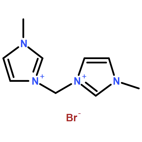 1H-Imidazolium, 1,1'-methylenebis[3-methyl-, dibromide