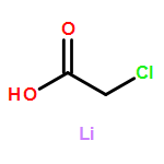 Acetic acid, chloro-, lithium salt (8CI,9CI)