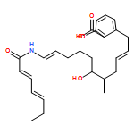 2,4-Heptadienamide, N-[(1Z)-3-[(3S,5R,6S,8E)-3,4,5,6,7,10-hexahydro-5,14-dihydroxy-6-methyl-1-oxo-1H-2-benzoxacyclododecin-3-yl]-1-propen-1-yl]-, (2Z,4Z)-