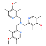 2-Pyridinemethanamine, 4-methoxy-N,N-bis[(4-methoxy-3,5-dimethyl-2-pyridinyl)methyl]-3,5-dimethyl-