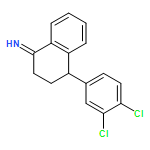 1(2H)-Naphthalenimine, 4-(3,4-dichlorophenyl)-3,4-dihydro-, (4S)-