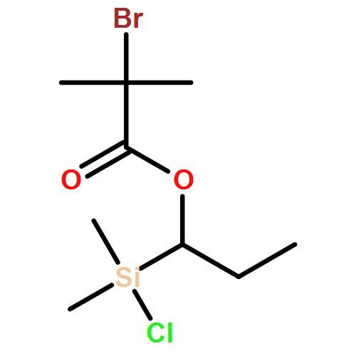 Propanoic acid, 2-bromo-2-methyl-, 1-(chlorodimethylsilyl)propyl ester