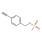 Benzenemethanol, 4-ethynyl-, 1-methanesulfonate