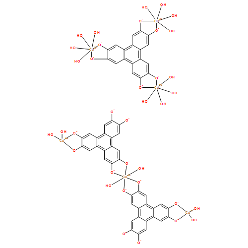 Copper, dodecaaqua[μ -[2,3,6,7,10,11-triphenylenehexolato(6-)-κO2,κO3:κO6,κO7:κO10,κO11]]tri-, compd. with hexaaquabis[μ-[2,3,6,7,10,11-