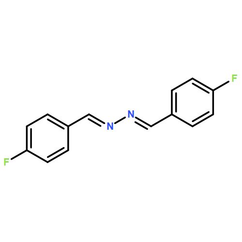 Benzaldehyde, 4-fluoro-, 2-[(4-fluorophenyl)methylene]hydrazone