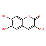 2H-1-Benzopyran-2-one, 3,6,7-trihydroxy-