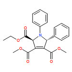 1H-Pyrrole-2,3,4-tricarboxylic acid, 2,5-dihydro-1,5-diphenyl-, 2-ethyl 3,4-dimethyl ester, (2R,5S)-rel-