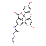 Acetamide, 2-azido-N-(3',6'-dihydroxy-3-oxospiro[isobenzofuran-1(3H),9'-[9H]xanthen]-5-yl)-