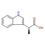 1H-Indole-3-acetic acid, α-methyl-, (αS)-