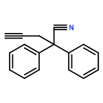 Benzeneacetonitrile, α-phenyl-α-2-propyn-1-yl-