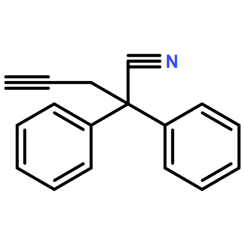 Benzeneacetonitrile, α-phenyl-α-2-propyn-1-yl-