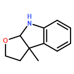 2H-Furo[2,3-b]indole, 3,3a,8,8a-tetrahydro-3a-methyl-, (3aR,8aR)-rel-