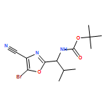 Carbamic acid, N-[(1S)-1-(5-bromo-4-cyano-2-oxazolyl)-2-methylpropyl]-, 1,1-dimethylethyl ester