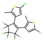 Thiophene, 3,3'-(3,3,4,4,5,5-hexafluoro-1-cyclopentene-1,2-diyl)bis[5-chloro-2-methyl-