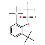 Methanesulfonic acid, 1,1,1-trifluoro-, 2-(1,1-dimethylethyl)-6-(trimethylsilyl)phenyl ester