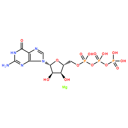 Guanosine 5'-(tetrahydrogen triphosphate), magnesium salt (1:1)